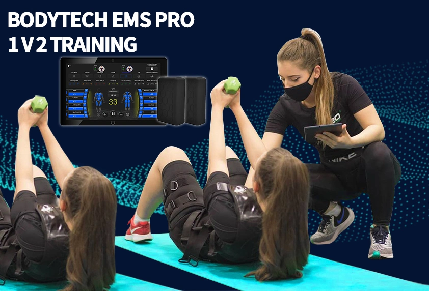 Bodytech Professional 20 Minute EMS Elektroden 1V2 Wireless EMS Fitness Suit Electrostimulation