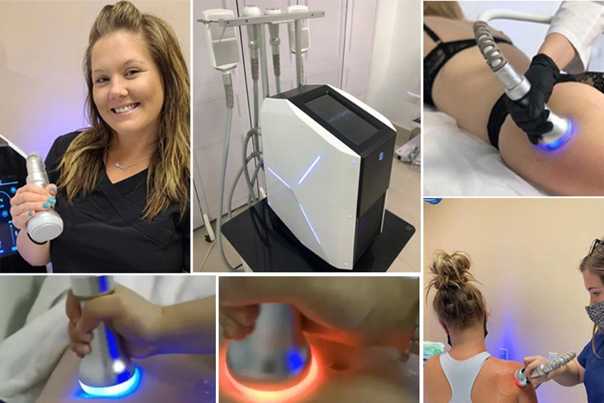 Newest Cryo Thermal EMS Cryoskin Tshock Hot and Cold Slimming Cellulite Reduction Physical Therapy Machine