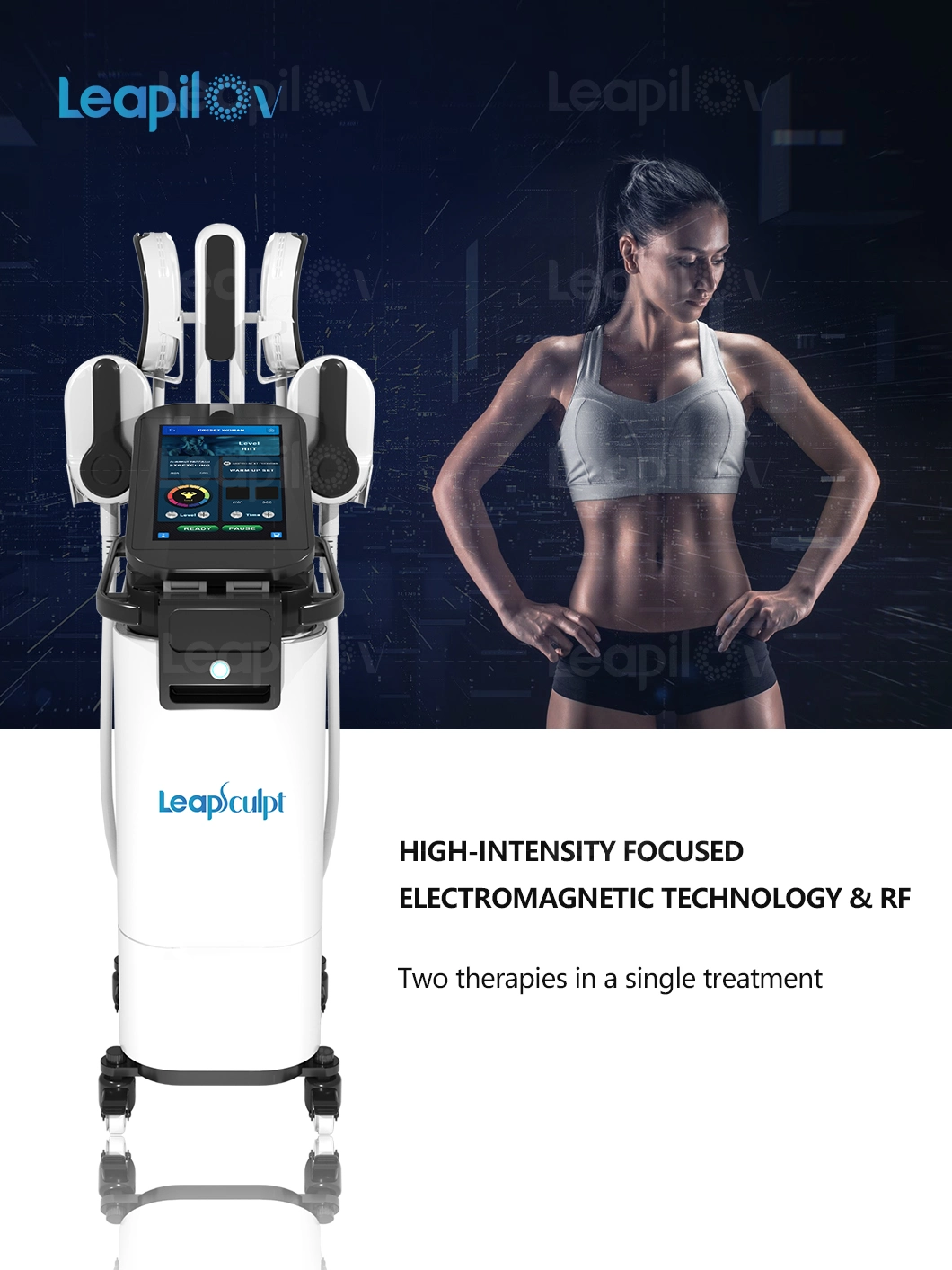 EMS Neo 5000W 13 Tesla 4 Handles Body Sculpting Machine