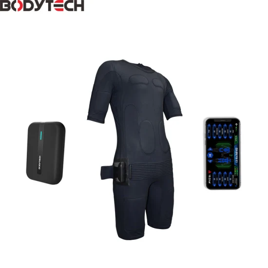 Roupa de treinamento sem fio Roupa de treinamento EMS Visionbody sem fio Máquina de treinamento de roupa EMS