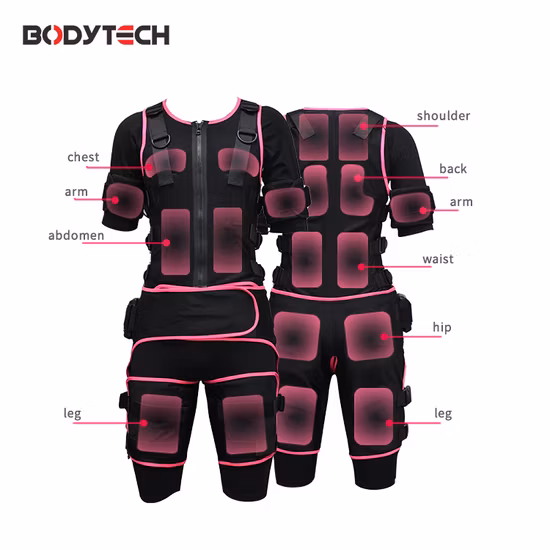 Terno de treino EMS de fortalecimento de corpo inteiro para construir músculos