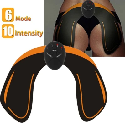 Máquina de ginástica doméstica EMS portátil de venda imperdível 6 modelo Pasta de treinamento de quadril para mulheres Cuidados de beleza corporal