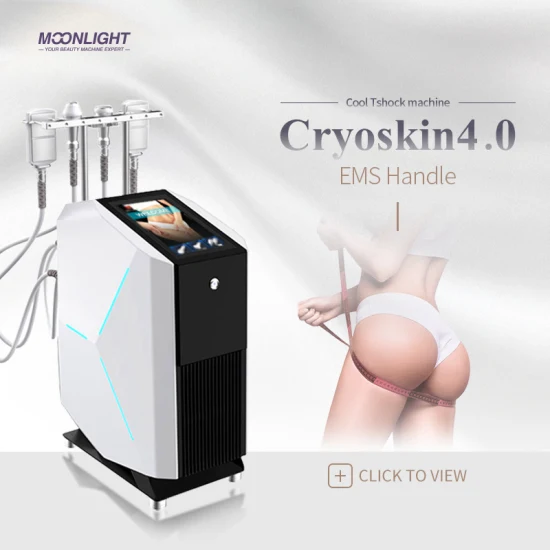 Mais recente Cryo Thermal EMS Cryoskin Tshock Hot and Cold Slimming Cellulite Reduction Máquina de Fisioterapia